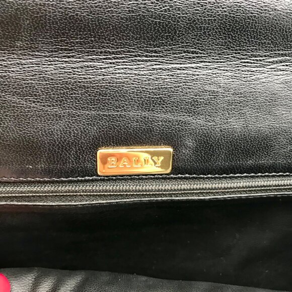 Bally Black Quilted Leather Top Handle Handbag - Picture 11 of 11